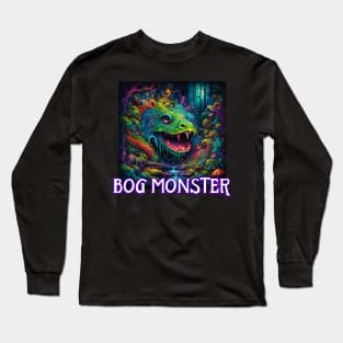 VIBRANT VISIONS (BOG MONSTER) Long Sleeve T-Shirt